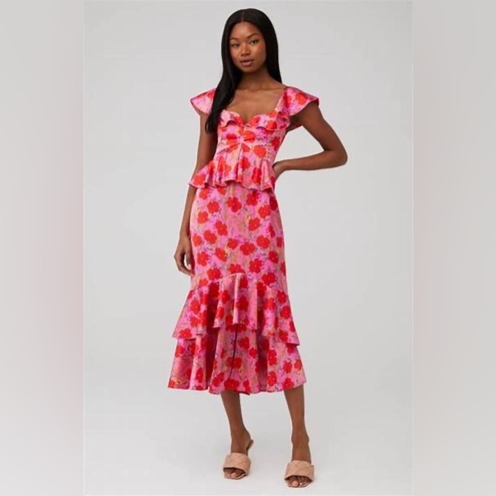 Show Me Your Mumu Reese Ruffle Dress